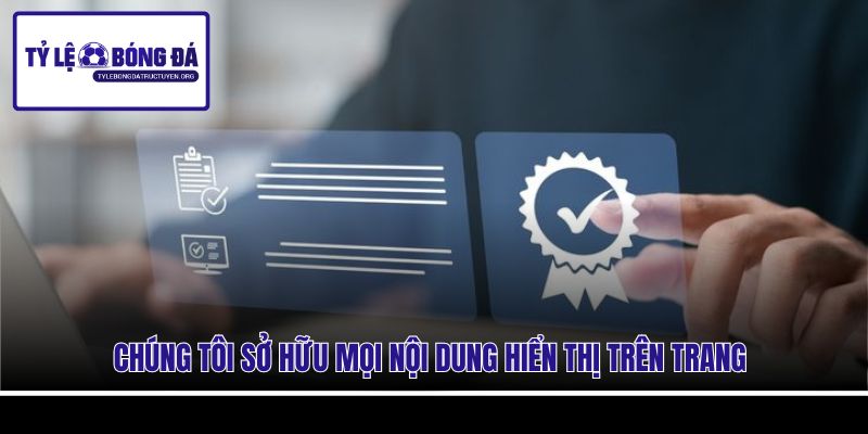 Chúng tôi sở hữu mọi nội dung hiển thị trên trang