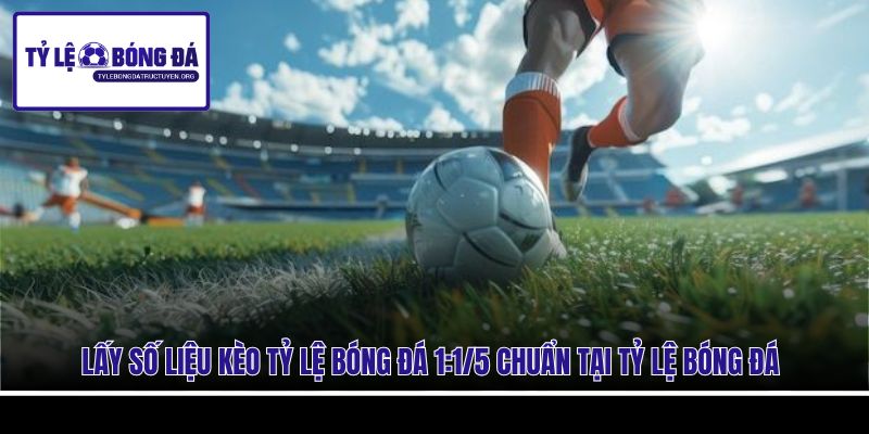 Lấy số liệu kèo tỷ lệ bóng đá 1:1/5 chuẩn tại Tỷ Lệ Bóng Đá