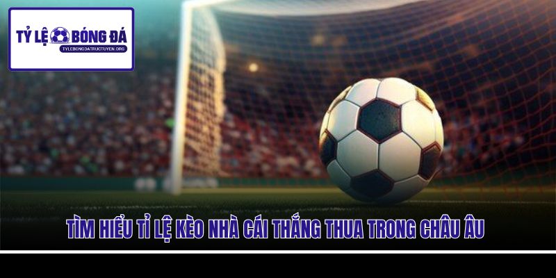 Tìm hiểu tỉ lệ kèo nhà cái thắng thua trong Châu Âu